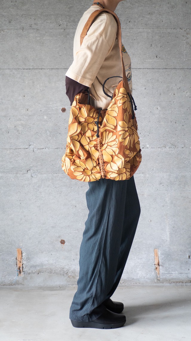 "io comme io" used Cotton sheep leather bag