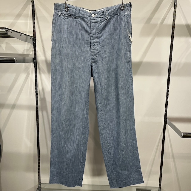 50s Lee Hickory Stripe Work Pants 50年代 リー ヒッコリー ストライプ ワークパンツ