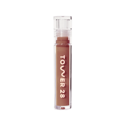 【Tower 28】ShineOn Milky Lip Oil Jelly (シア―) Almond  シャインオン ミルキー リップオイルゼリー