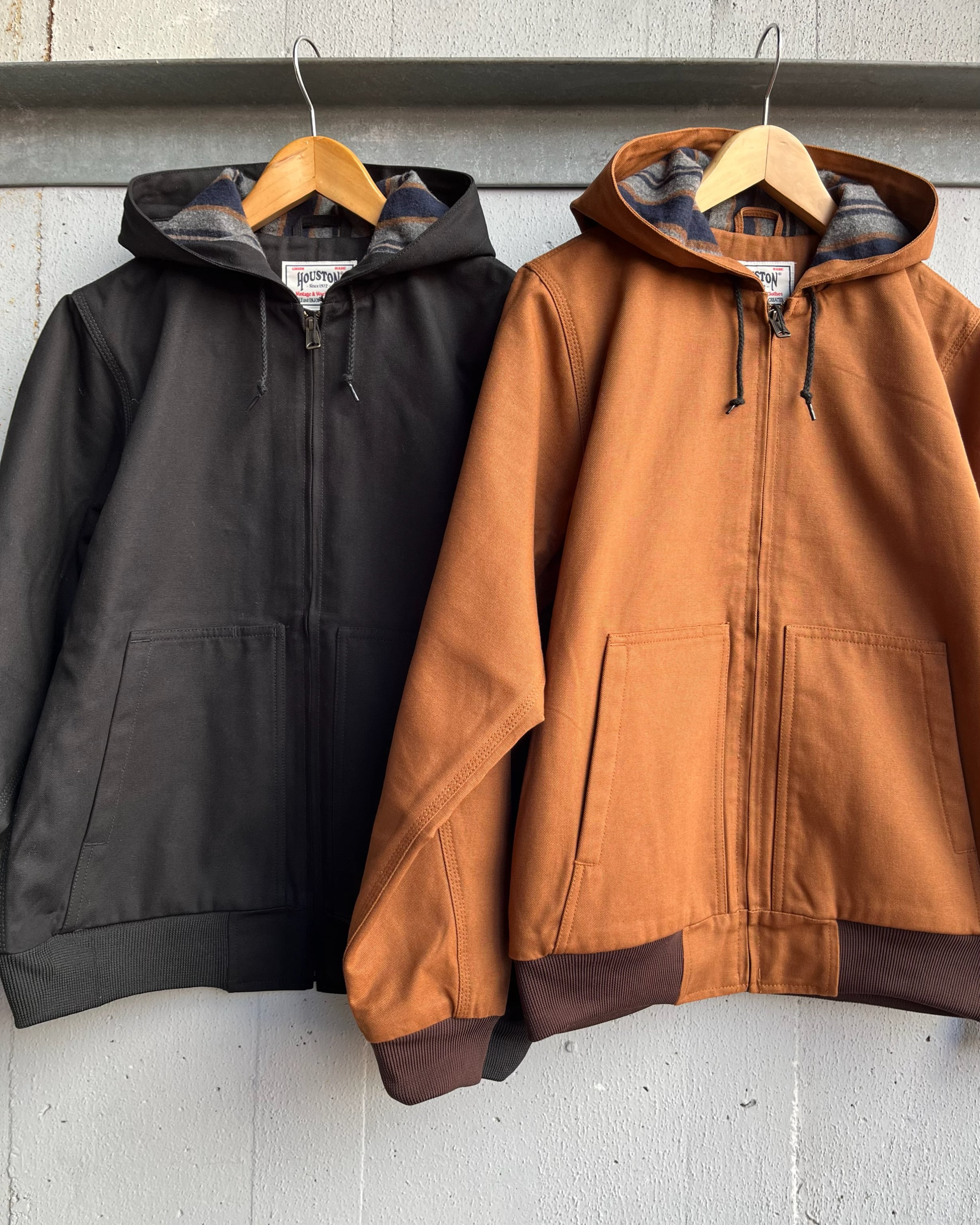 HOUSTON】DUCK ZIP WORK HOODIE | 【in the ROOTS】ONLINE SHOP
