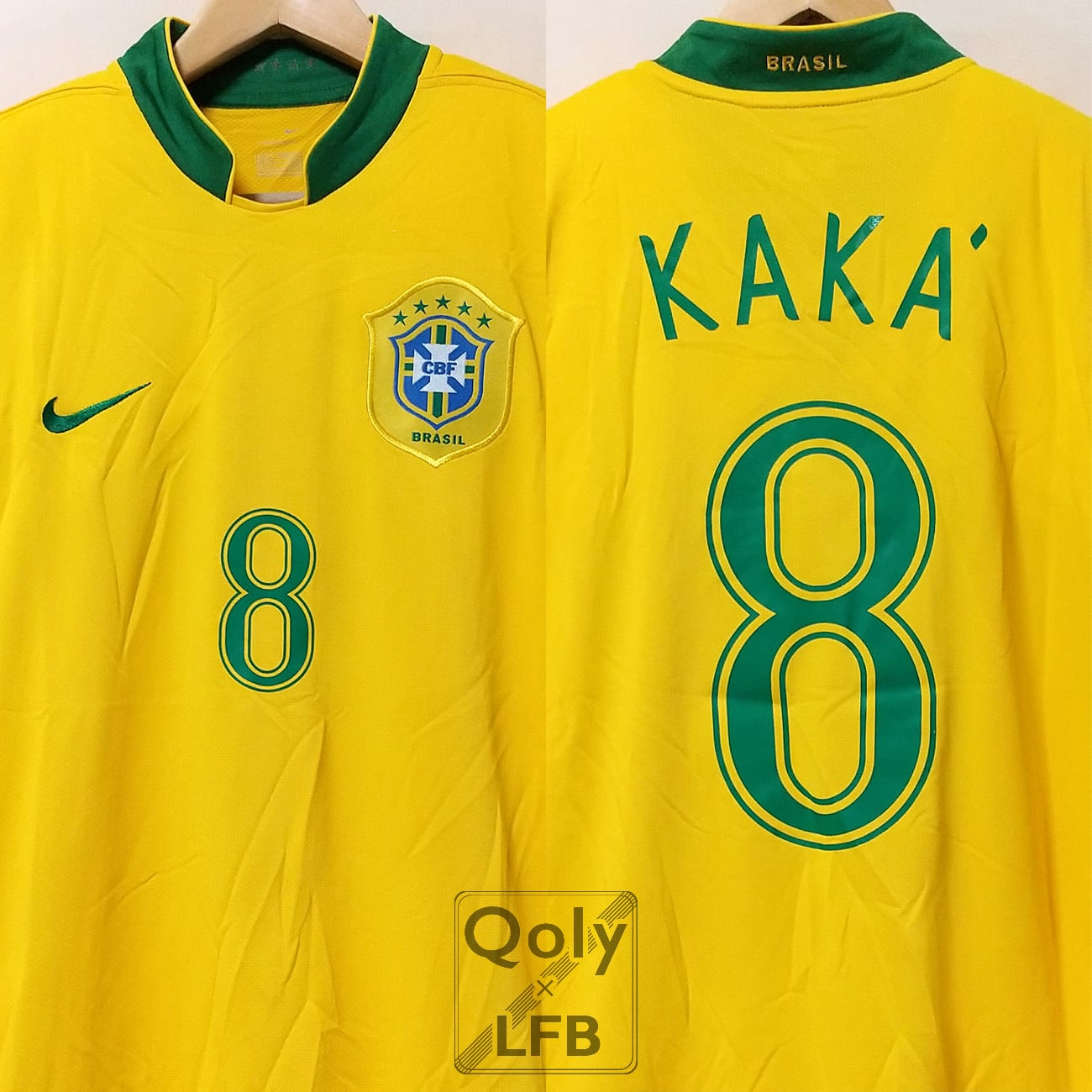 ブラジル代表 2006 Nike ホーム半袖 ユニフォーム #8 KAKA カカ