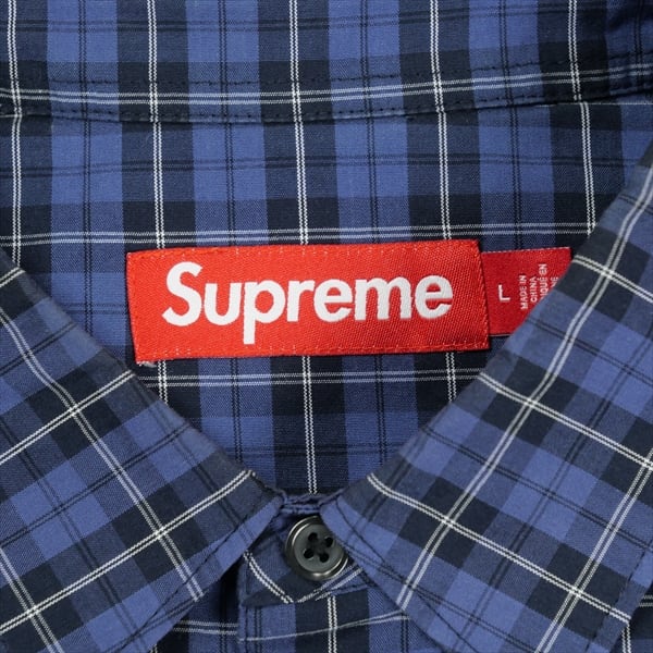 Size【L】 SUPREME シュプリーム 24SS Loose Fit Mini Plaid S/S Shirt