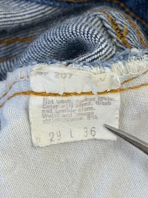 M-106 リーバイス Levis501古着 1980年66後期 米国製刻6　W 70cm  股下 81cm