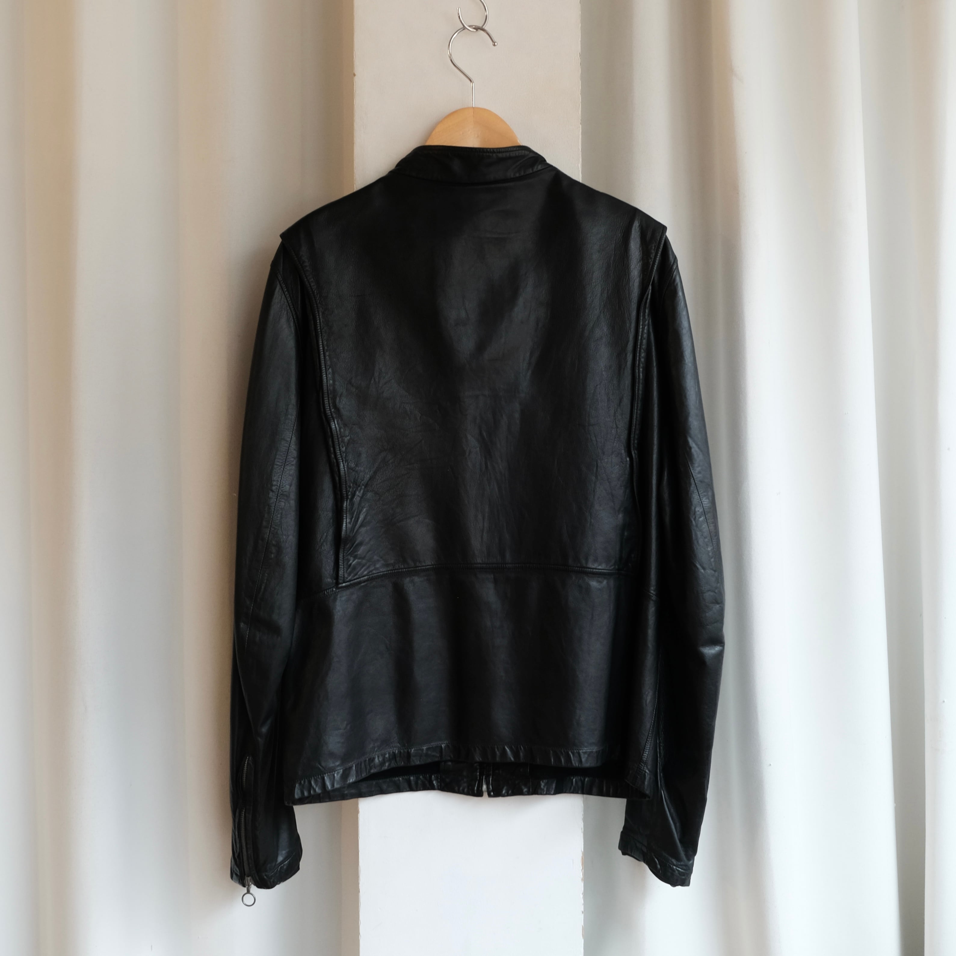 SERAPHIN LAMB SKIN 90s〜00s SINGLE RIDERS JACKET | safarionline