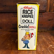 1984 ケロッグ ライスクリスピー クラックル ソフビドール 箱付き Kellogg's RICE KRISPIES Crackle Doll  D-629