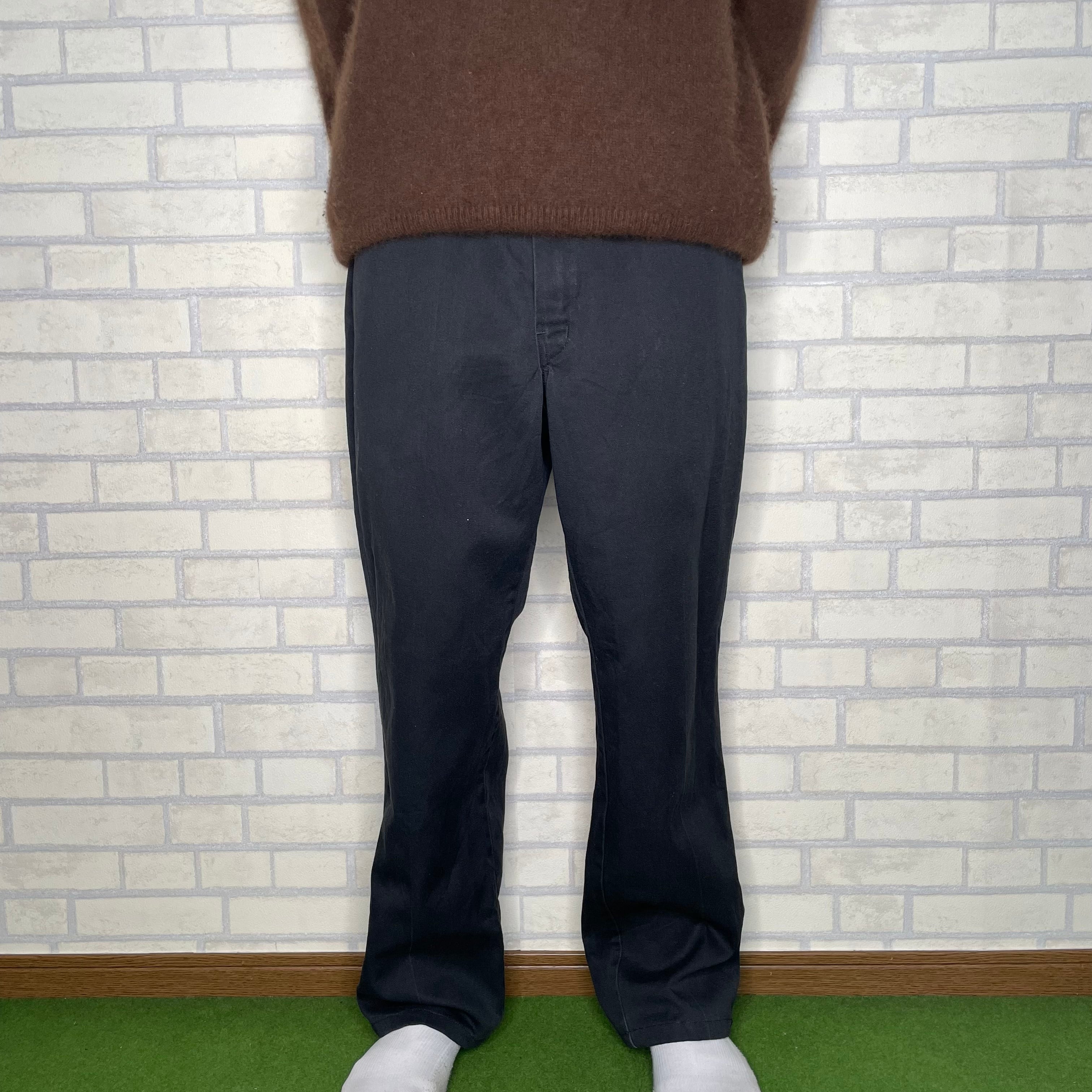 Dickies 874 コットンパンツ W33×L32 ワークパンツ ブラック 状態良好 