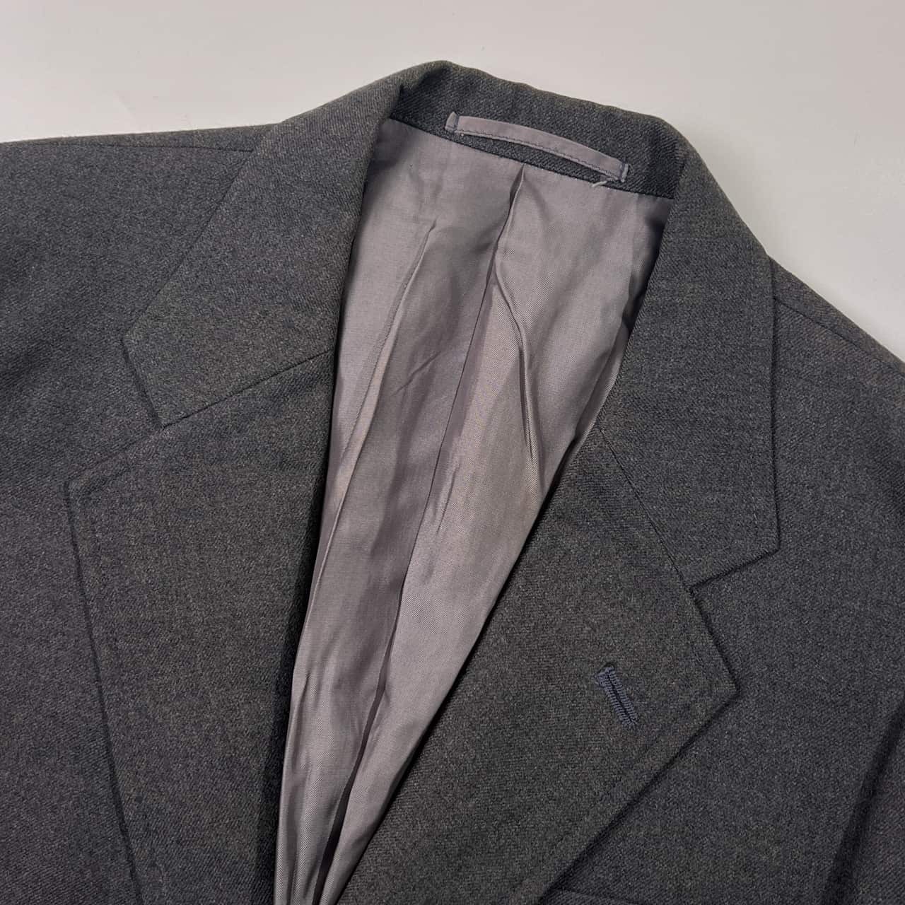 J.PRESS ジェイプレス 段返3B 背抜き ウール テーラードジャケット 88-74-165/グレー メンズ