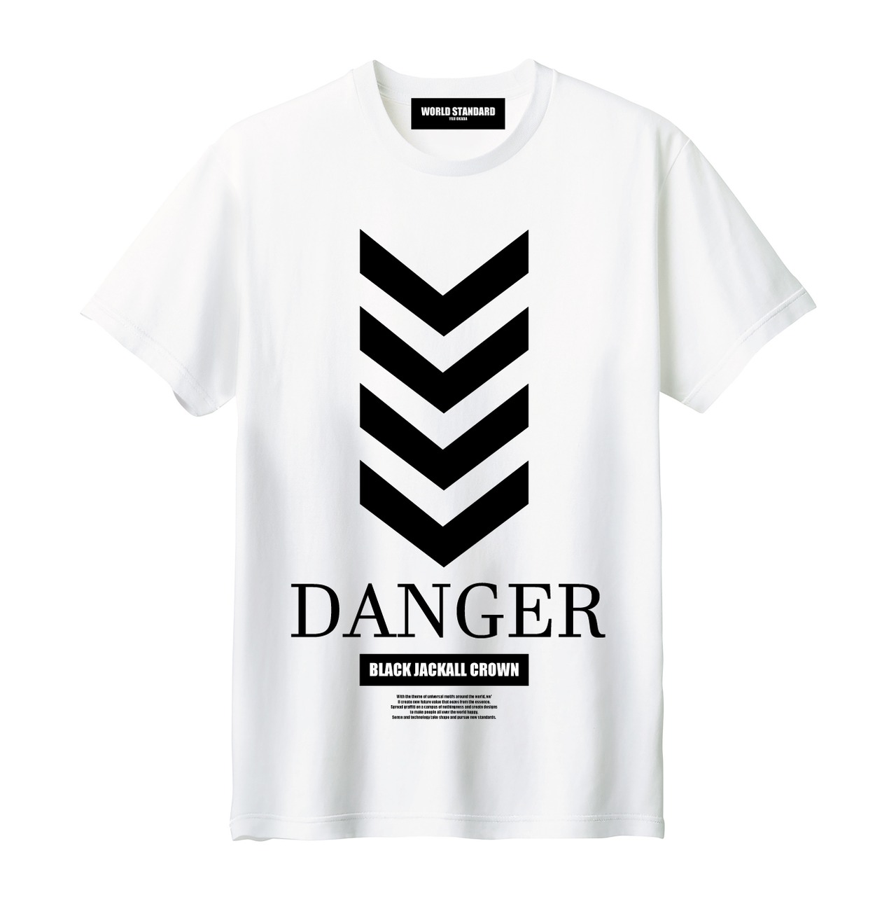 WORLD STANDARD/クルーネックプリントTシャツ/WSHT-041