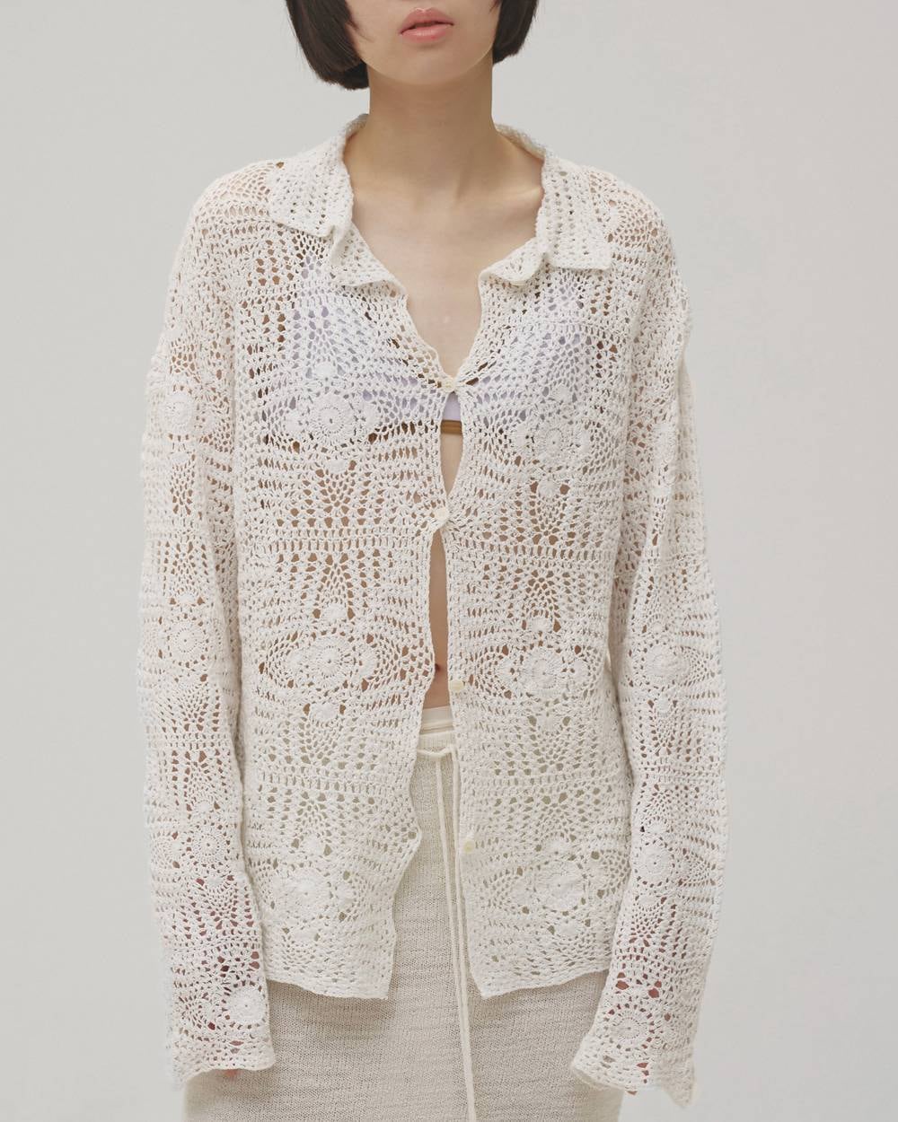 TODAYFUL Crochet Lace Shirts 25,300 yen | Loveliest