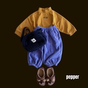 ペッパー / PEPPER / ミツバチボーダータートル / 韓国子供服 / キッズ / 26winter〖取寄〗*XS~XL*
