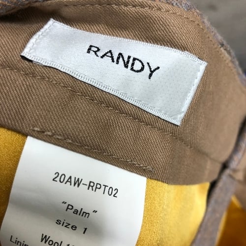 RANDY ランディ Palm パンツ 1 light gray 中目黒b   ブランド