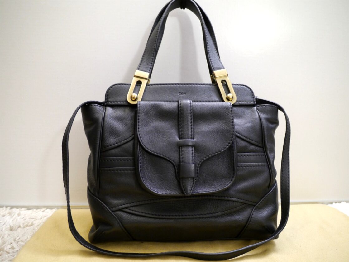 2014美品☆Chloe クロエ マリー ハンドショルダー2way レザー トート 