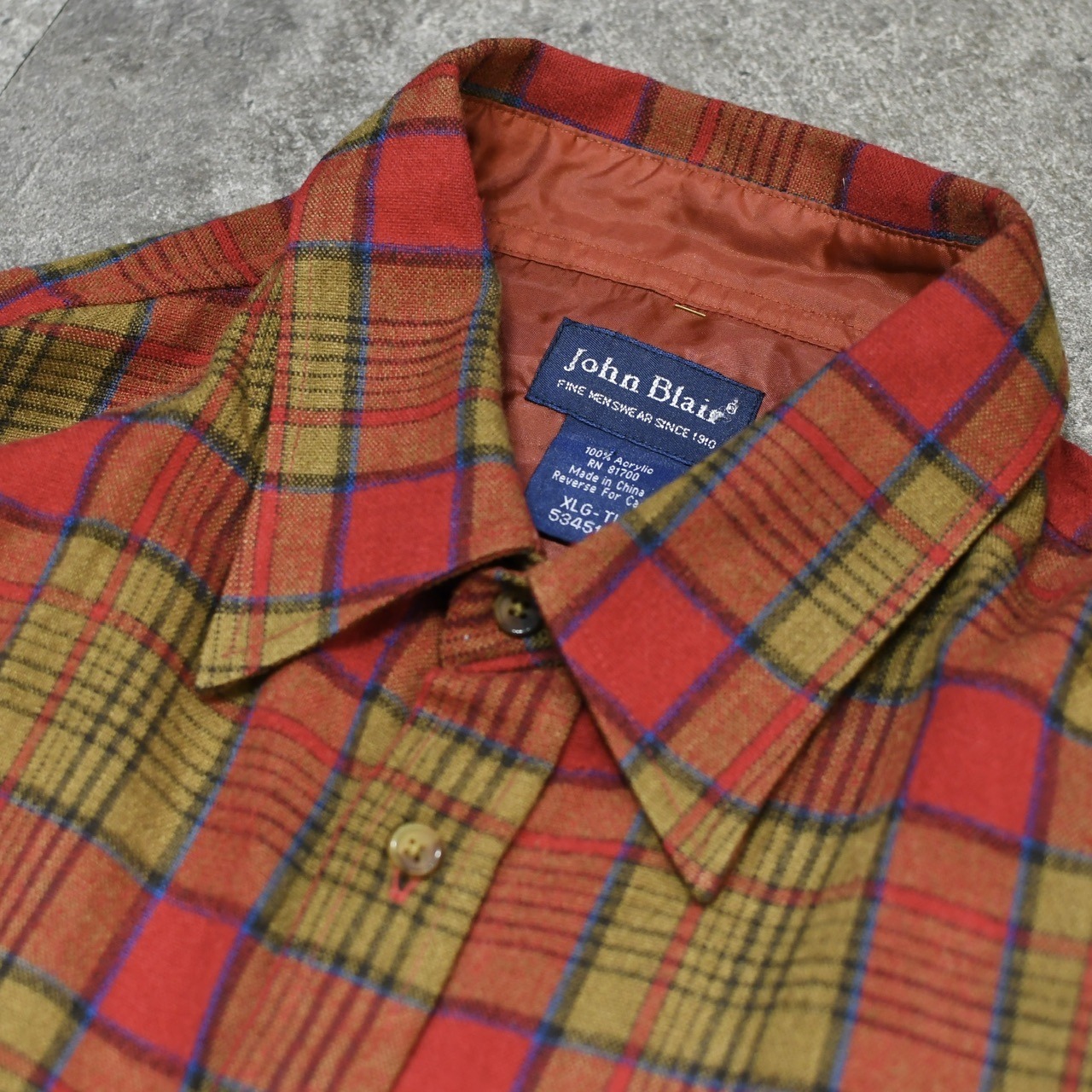 John Blair acryl flannel shirt