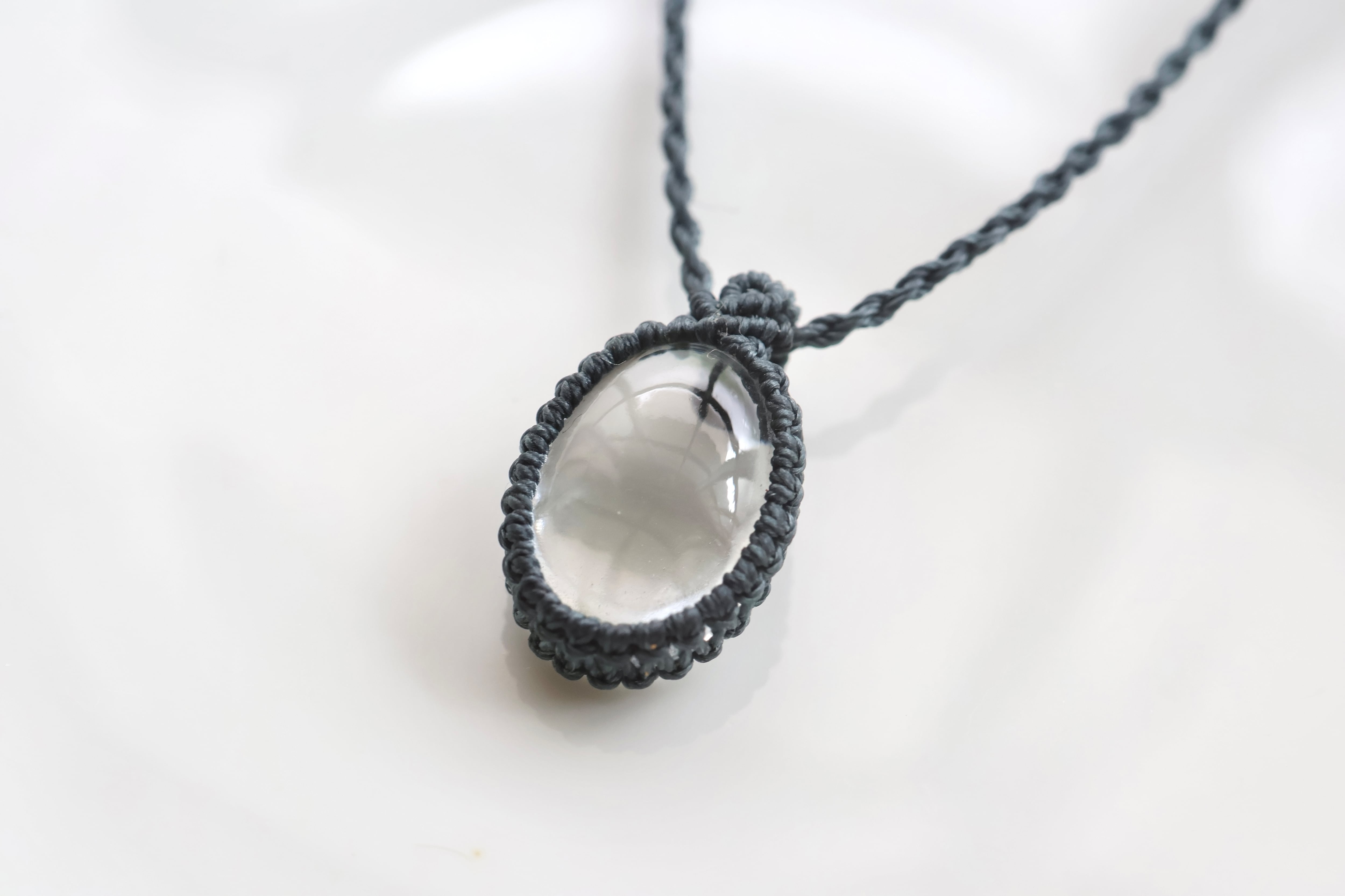 ヒマラヤ水晶ネックレス ガネーシュヒマール産