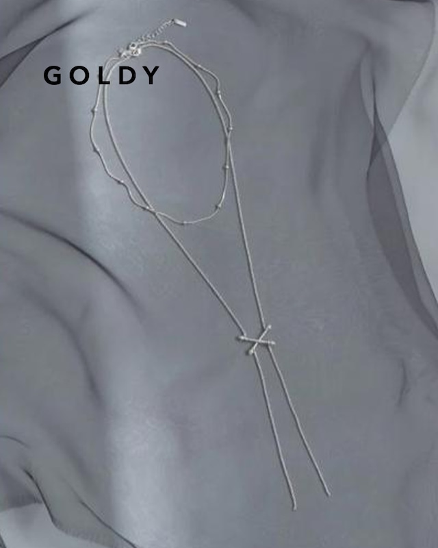 GOLDY/ゴールディ/テンプティング グレイン レイヤード ネックレス/アクセサリー/3231104【追跡可能メール便180円】