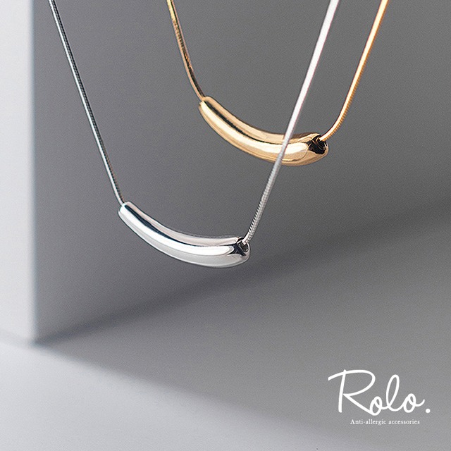 クレセントムーンネックレス シルバー925