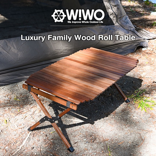 WIWO (ウィーオ) Luxury Family Wood Roll Table ファミリーウッドロールテーブル