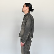 INTÉRIM / SHABBY VINTAGE "2ND" SHUTTLE DENIM SIDE PANEL JACKETスタイル