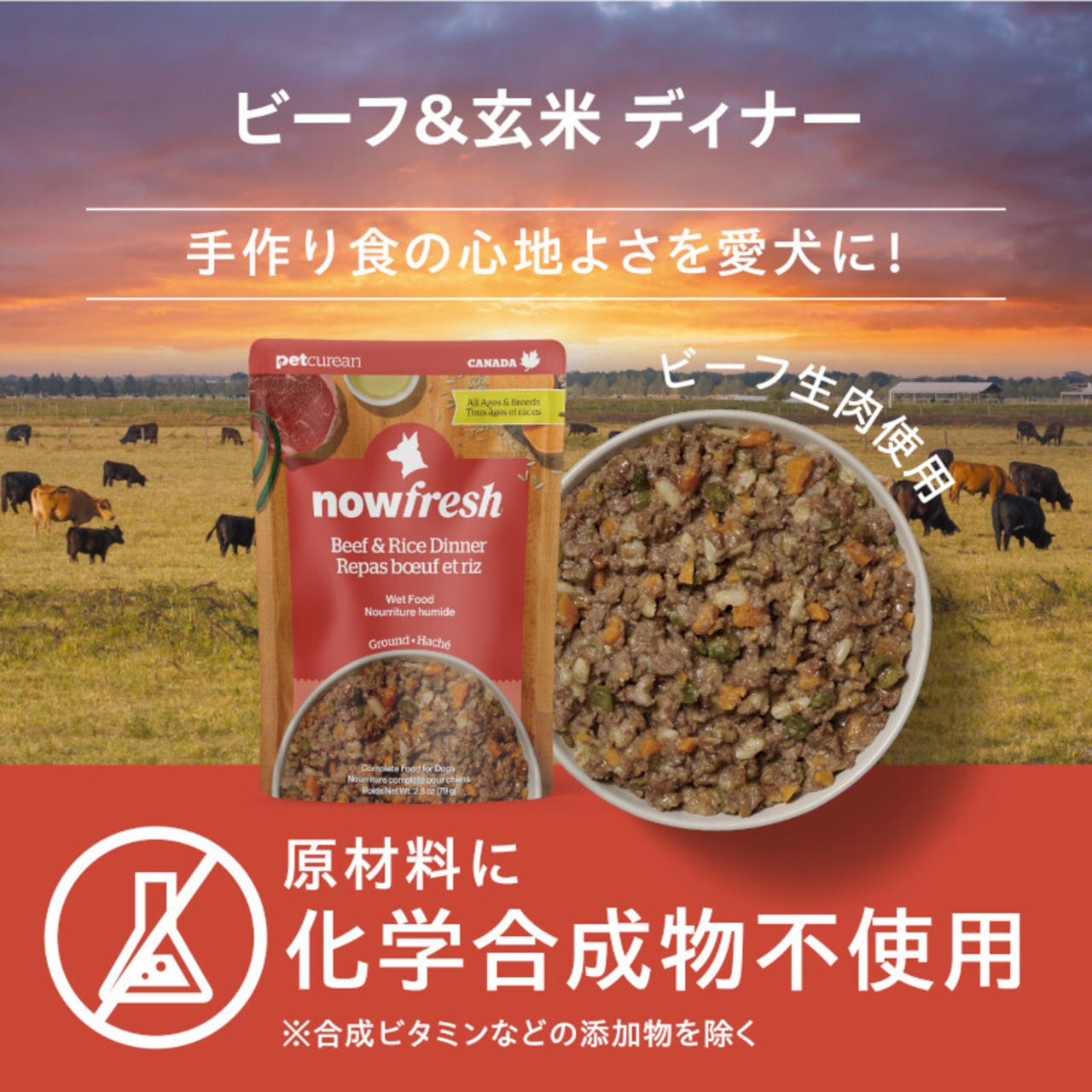 【NOWFRESH】レトルトパウチ ビーフ&玄米 ディナー・画像5