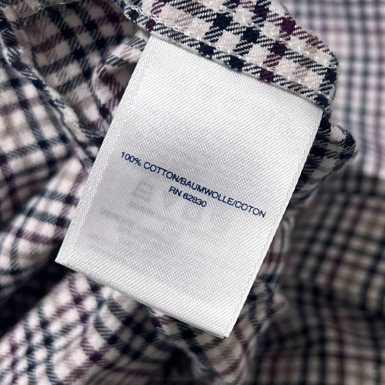 LANDS' END ランズエンド チェックBD ボタンダウン 長袖 ネルシャツ L/メンズ