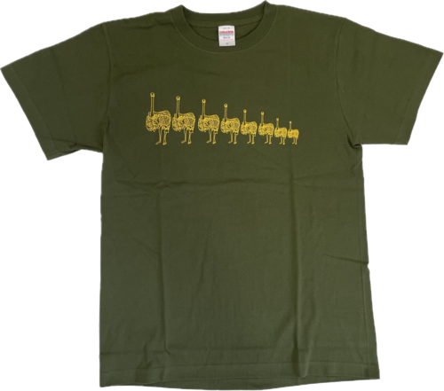 ワークセンターとよなか　Ｔシャツ「ダチョウアタック！」
