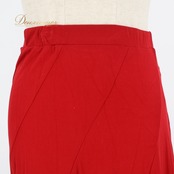 社交ダンス 衣装 スカート レッド系 チャコット Chacott 赤 レッスン 伸縮 ストレッチ 上品 華やか 練習 無地 シンプル 光沢 鮮やか ダンス衣装 柔らかい生地