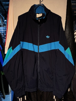 80's"ADIDAS"EURO vintage switching color nylon track jacket
