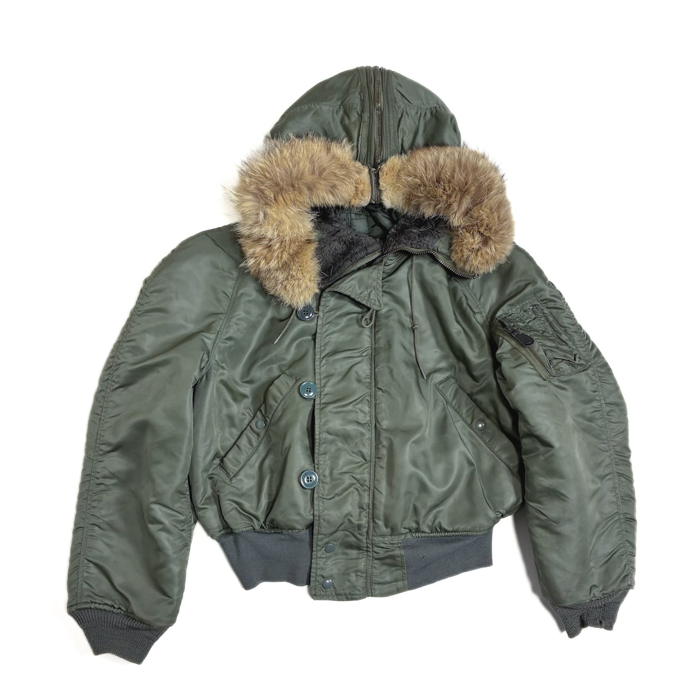 70s フランス軍 HBT パイロット フライトジャケット 108C 空軍