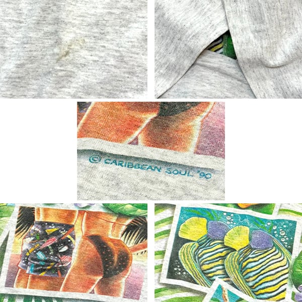 1点物◇USA製ビンテージ袖シングルステッチ90sバックプリントTシャツ