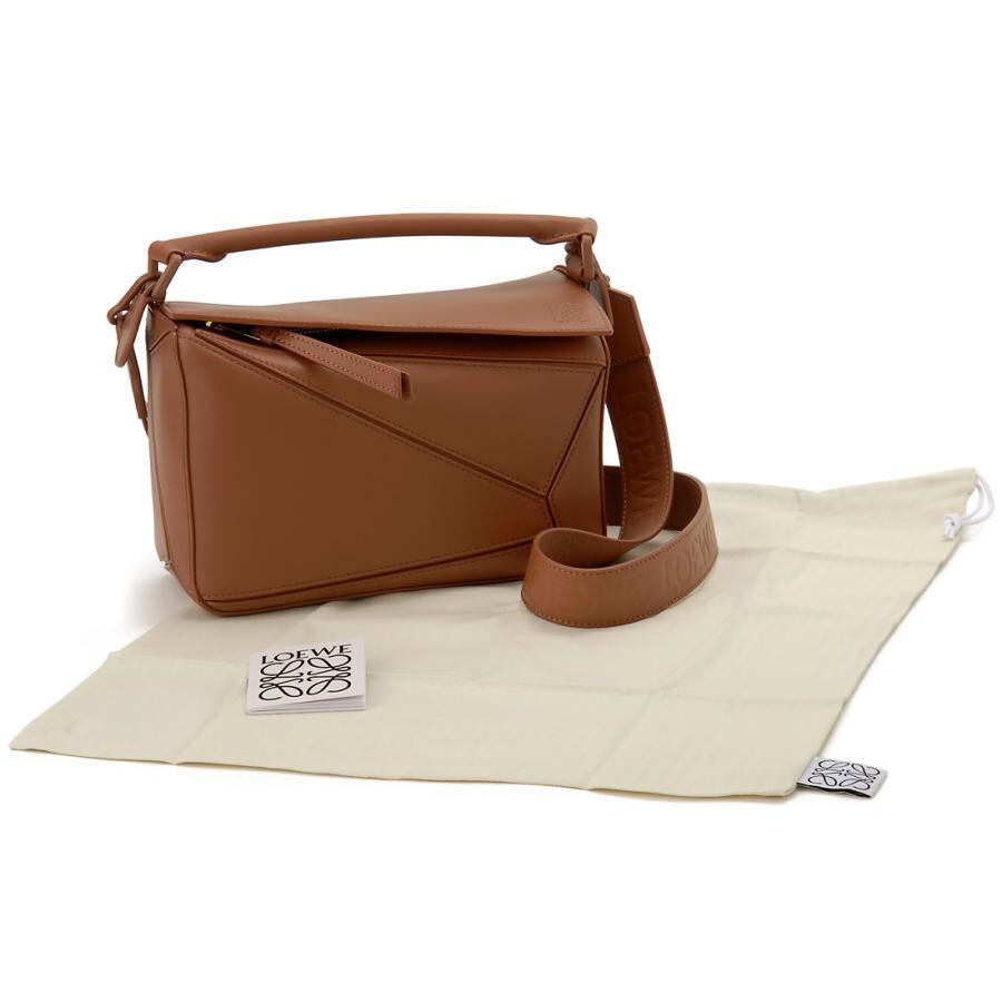 LOEWE ロエベ ハンドバッグ レディース ブラウン A510S21X883627 PUZZLE BAG SMALL パズルバッグスモール