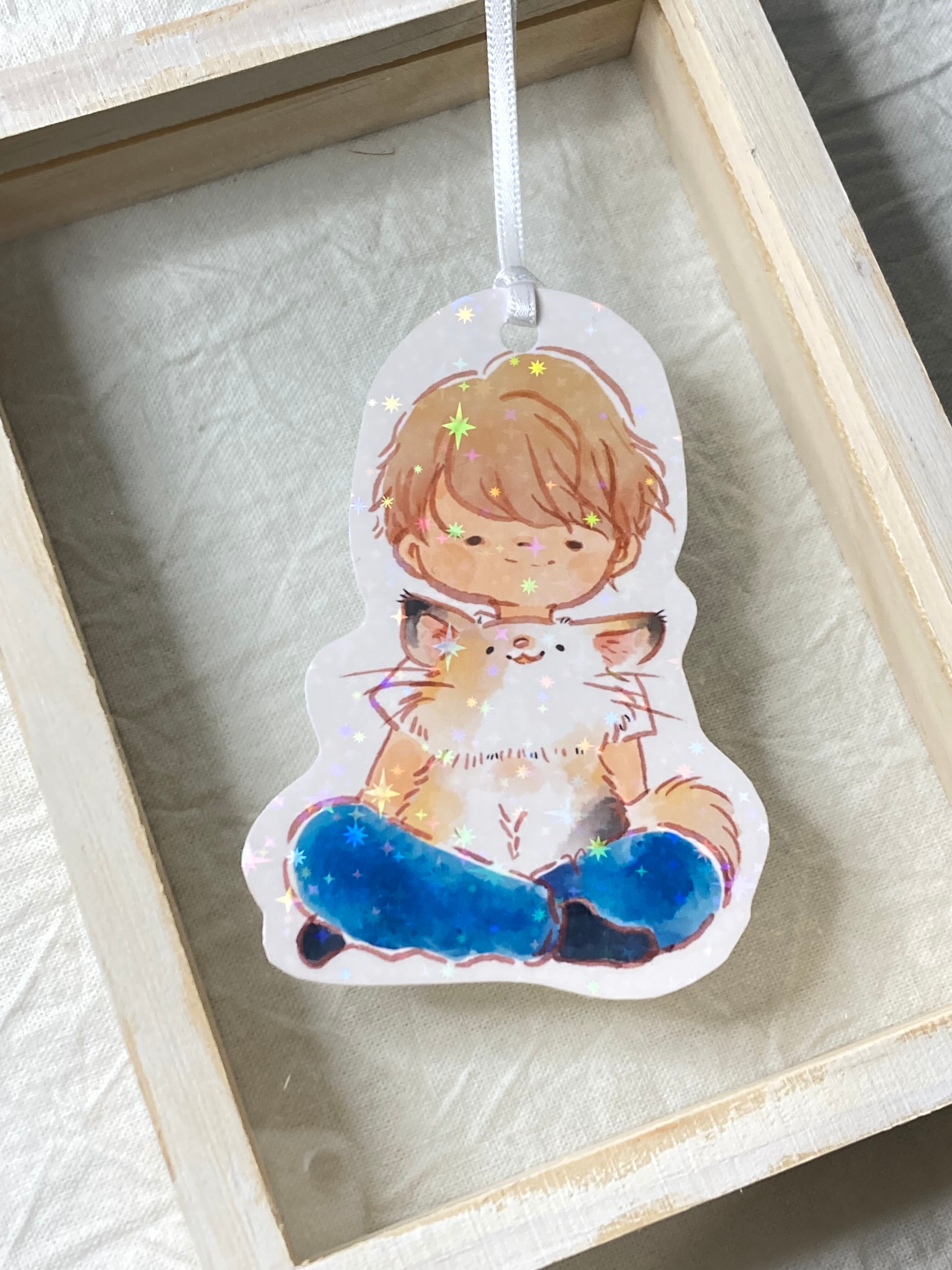 しおり◆膝の上の猫