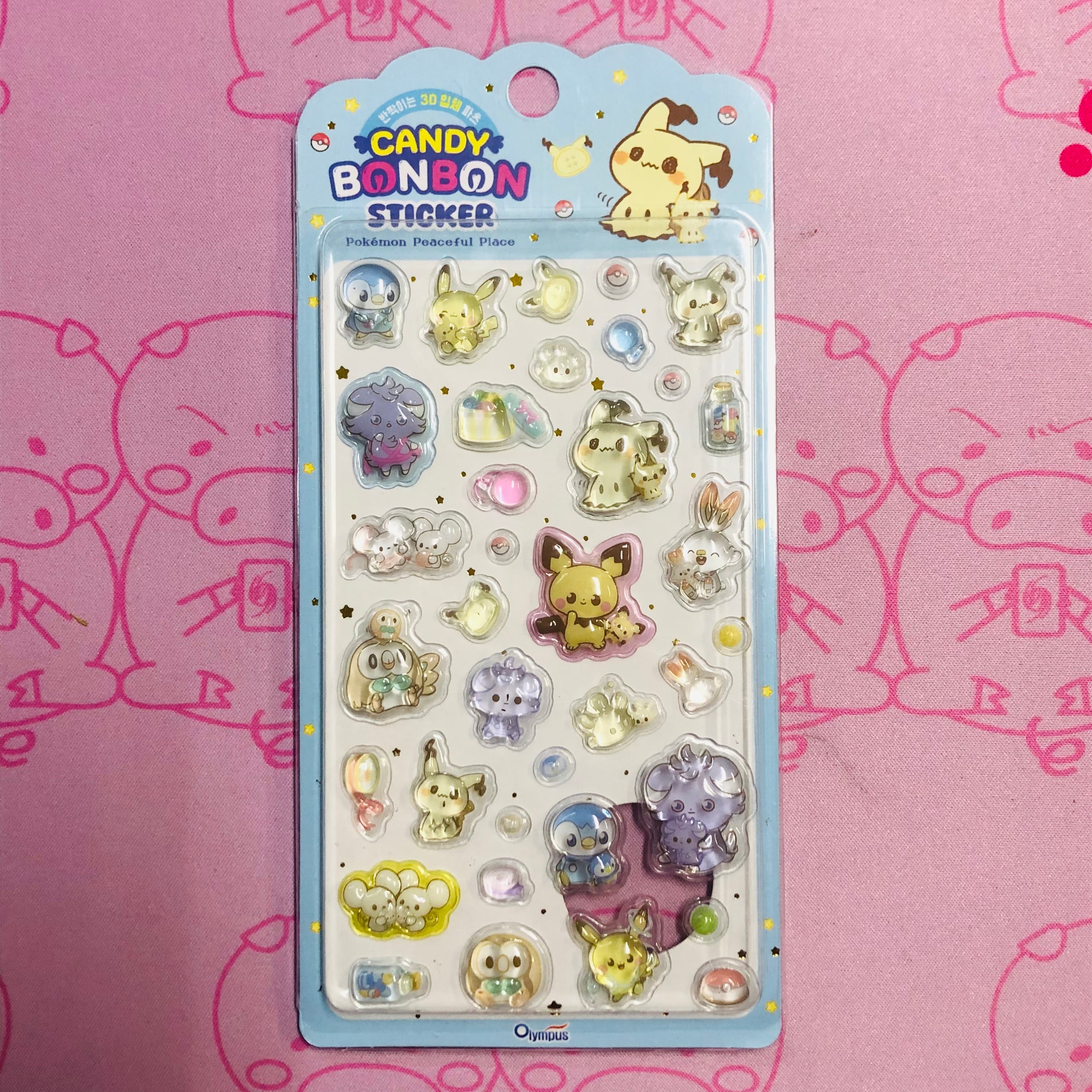 CANDY BONBON STICKER POKEMON(未開封