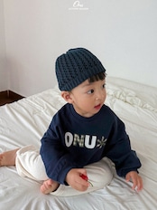 【取寄/韓国直送】ONU 26/AU 刺繍パッチTシャツ|秋服|韓国子供服