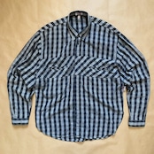 ENRICO COVERI Fly Front Plaid Shirt