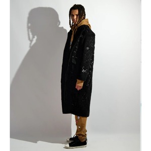 【Haculla】YOU KNOW WHAT I WAS THINKING OVERCOAT（BLACK）