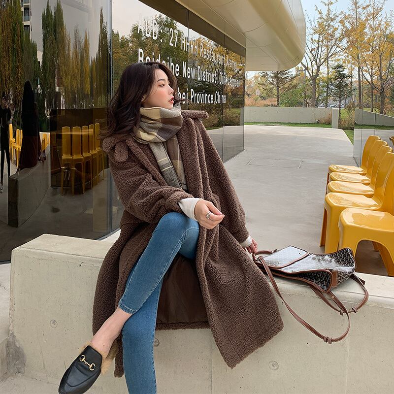 オータムウィンターウールコート 秋物 冬物 HUCHUJING632519585