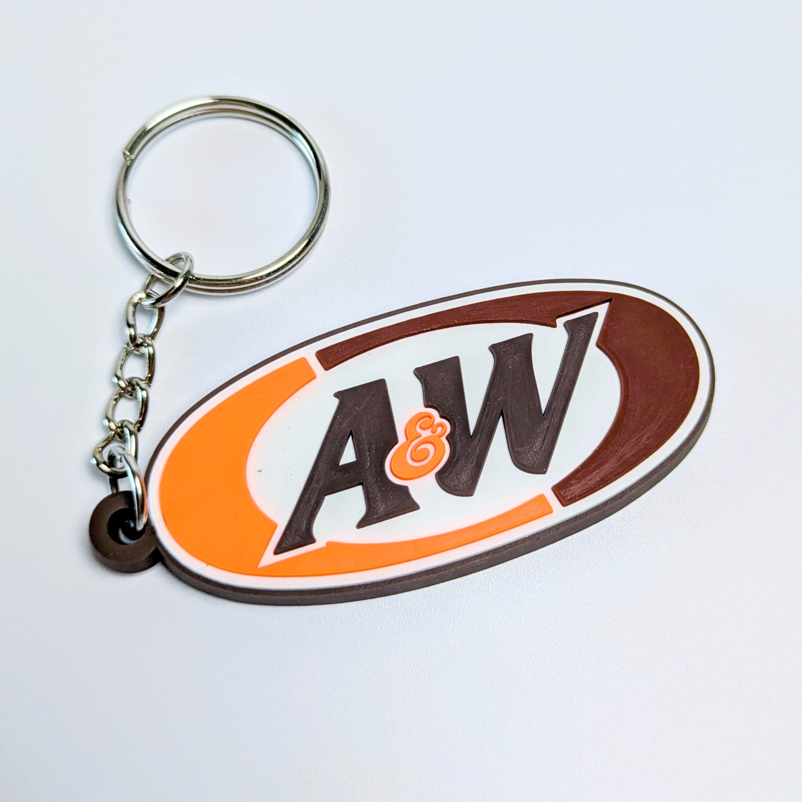 送料無料！ ★ラバーキーホルダー★〘601〙【A&W エーアンドダブリュー エンダー ロゴ】〘601〙〚アメリカン雑貨 アメトイ〛
