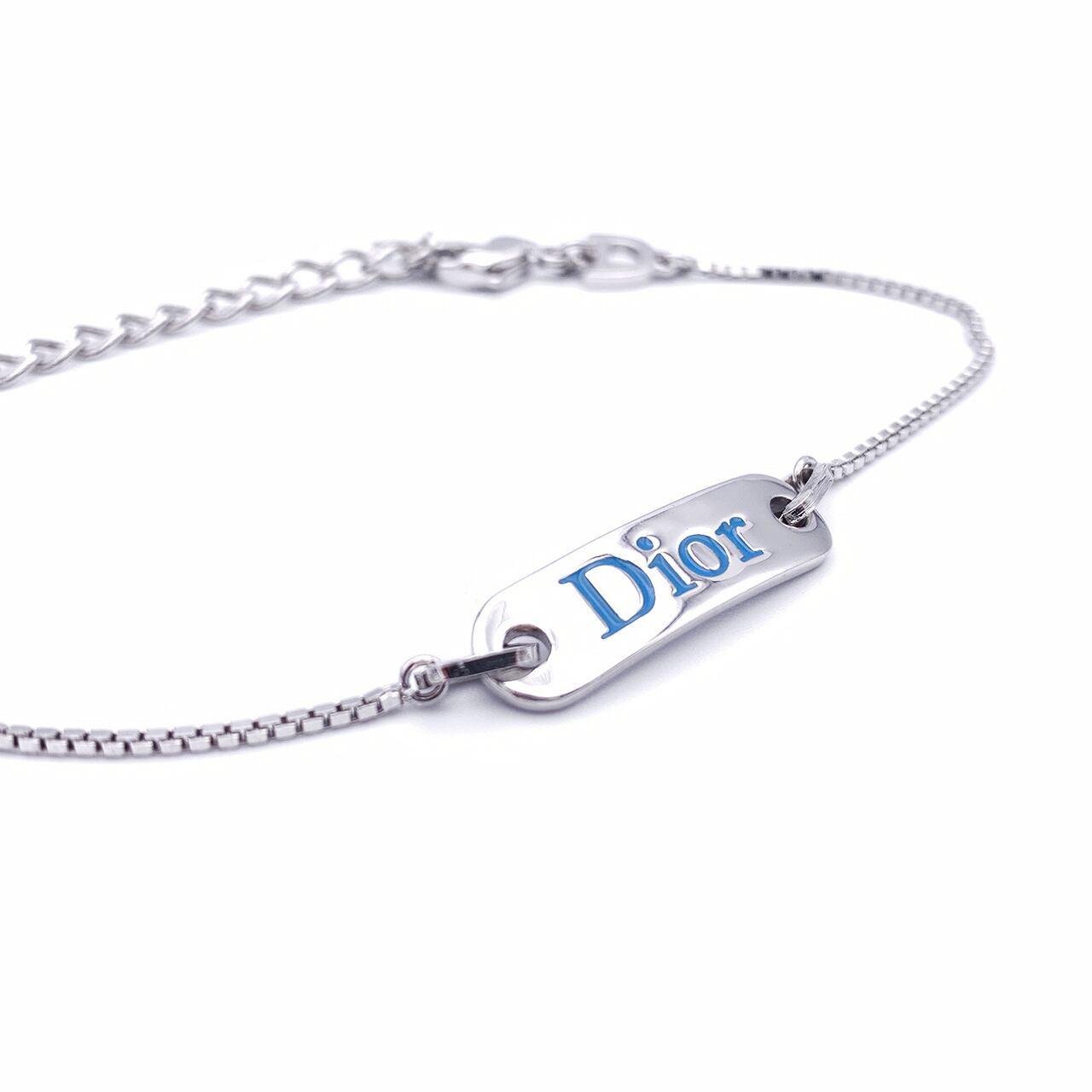 ファッション通販】 Christian Dior ブレスレット シルバー プレート