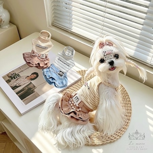 予約【№B08506】フリルときめく ストライプ柄 ドッキングキャミワンピ 予約【№B08506】フリルときめく ストライプ柄 ドッキングキャミワンピ