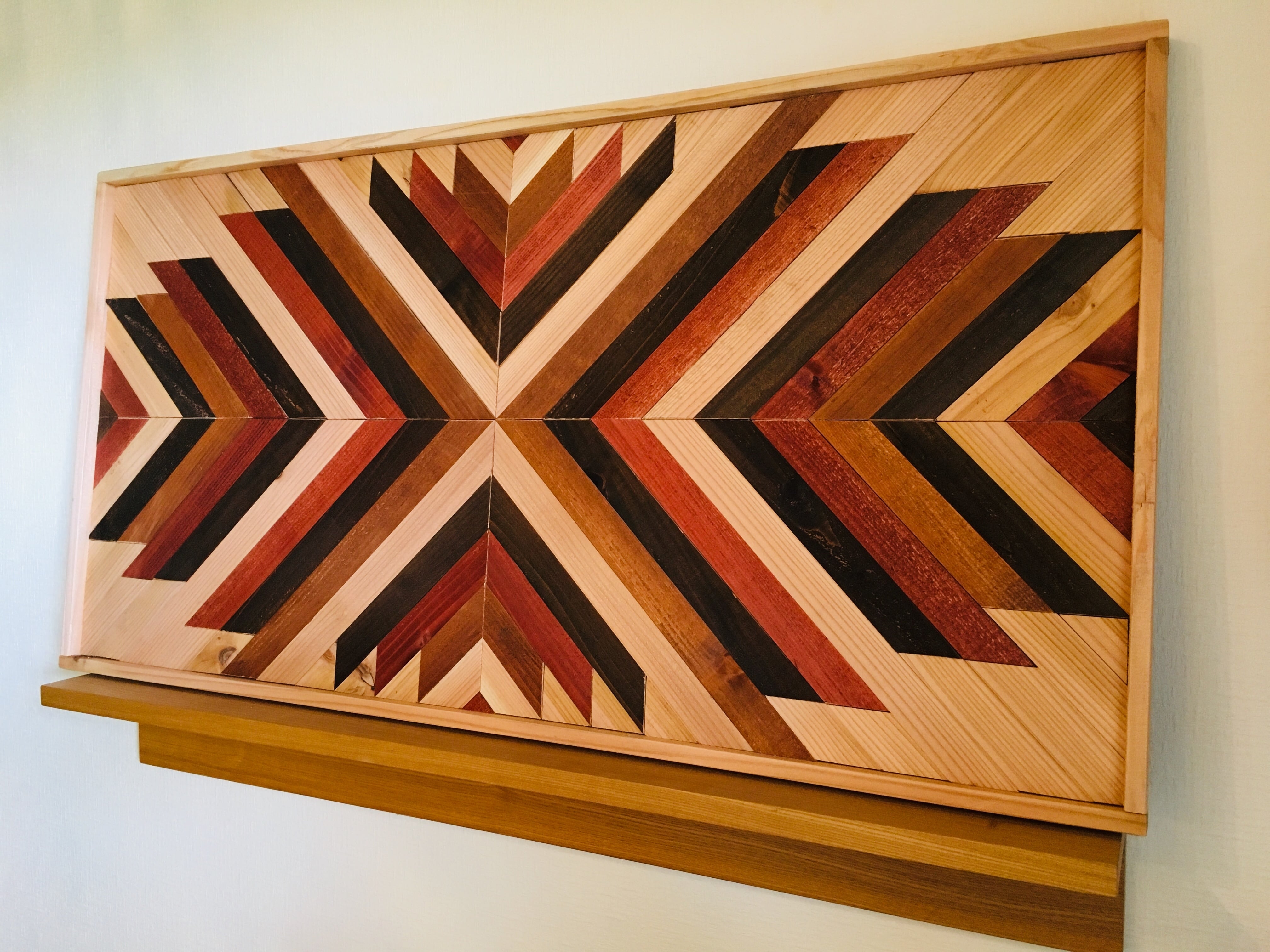 ウッド ウォール タペストリー 90×45 NATIVE “MahoganyRed” | GENERAL