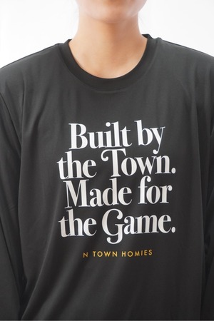 TOWN BUILT L/S TEE color Black