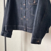 【受注予約:9月上旬入荷予定】スタンドカラーツイルデニムJK/インディゴ