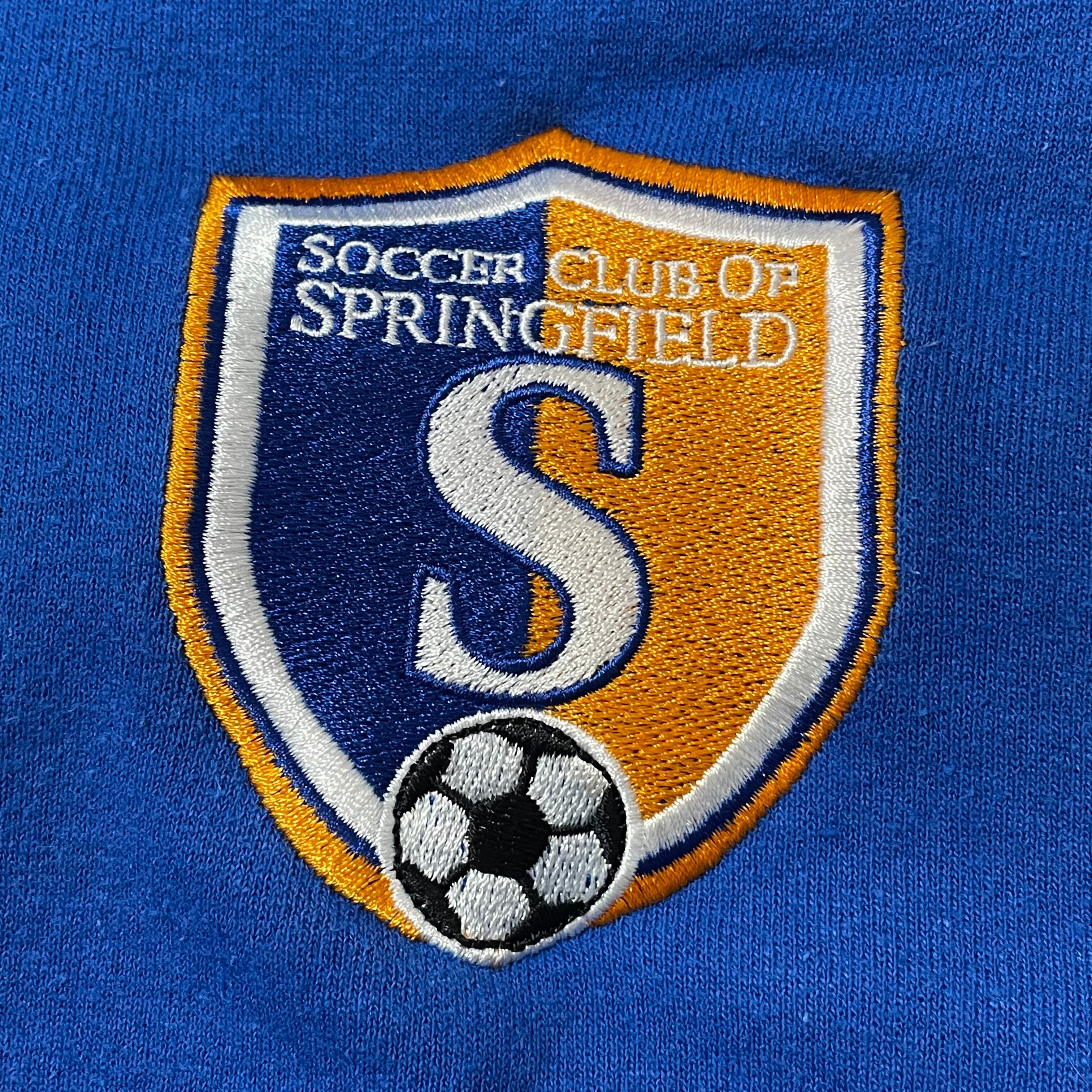USA古着】ハーフジップ スウェット Springfield Soccer Club サッカー ...