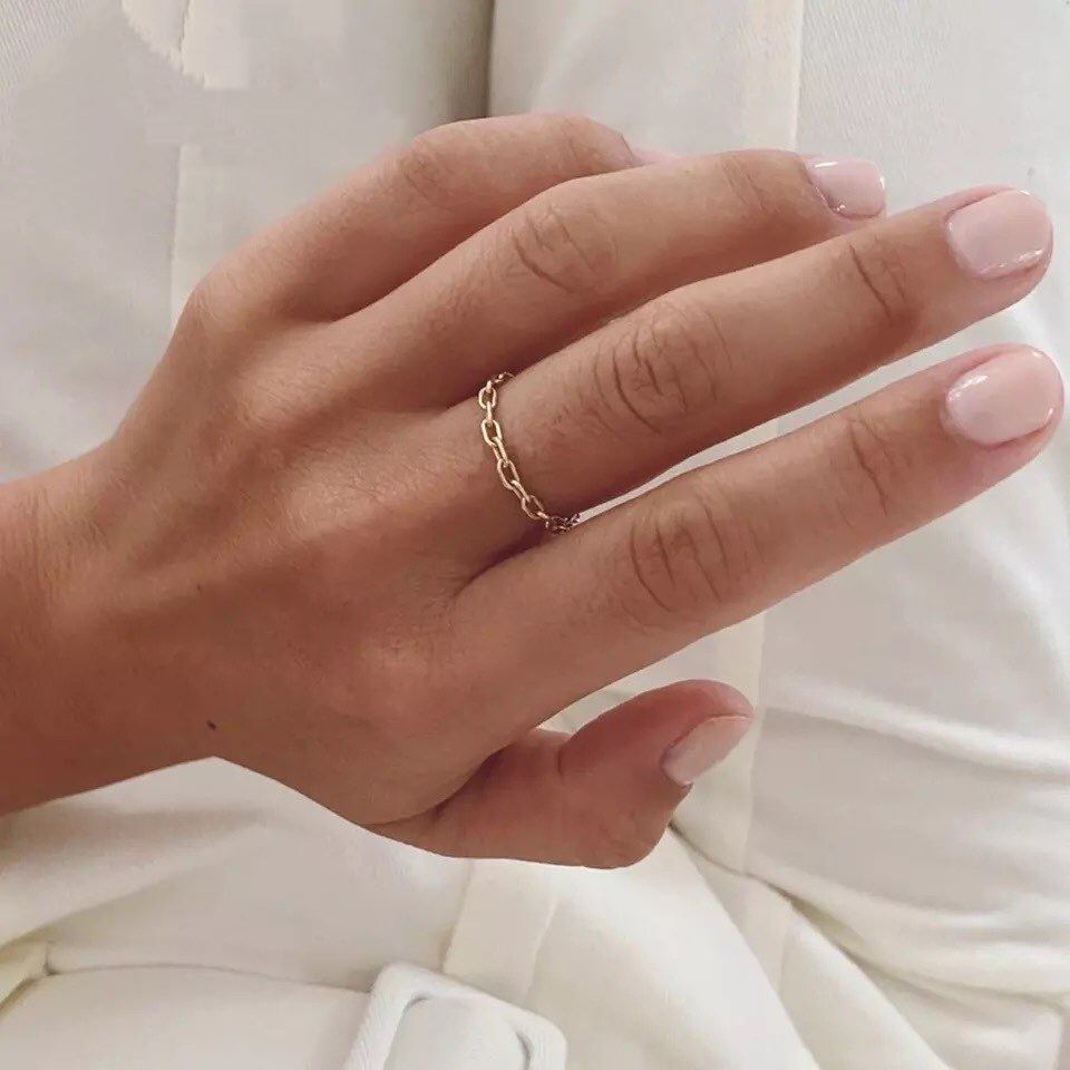 金アレ対応 3mmチェーンリング (0239)