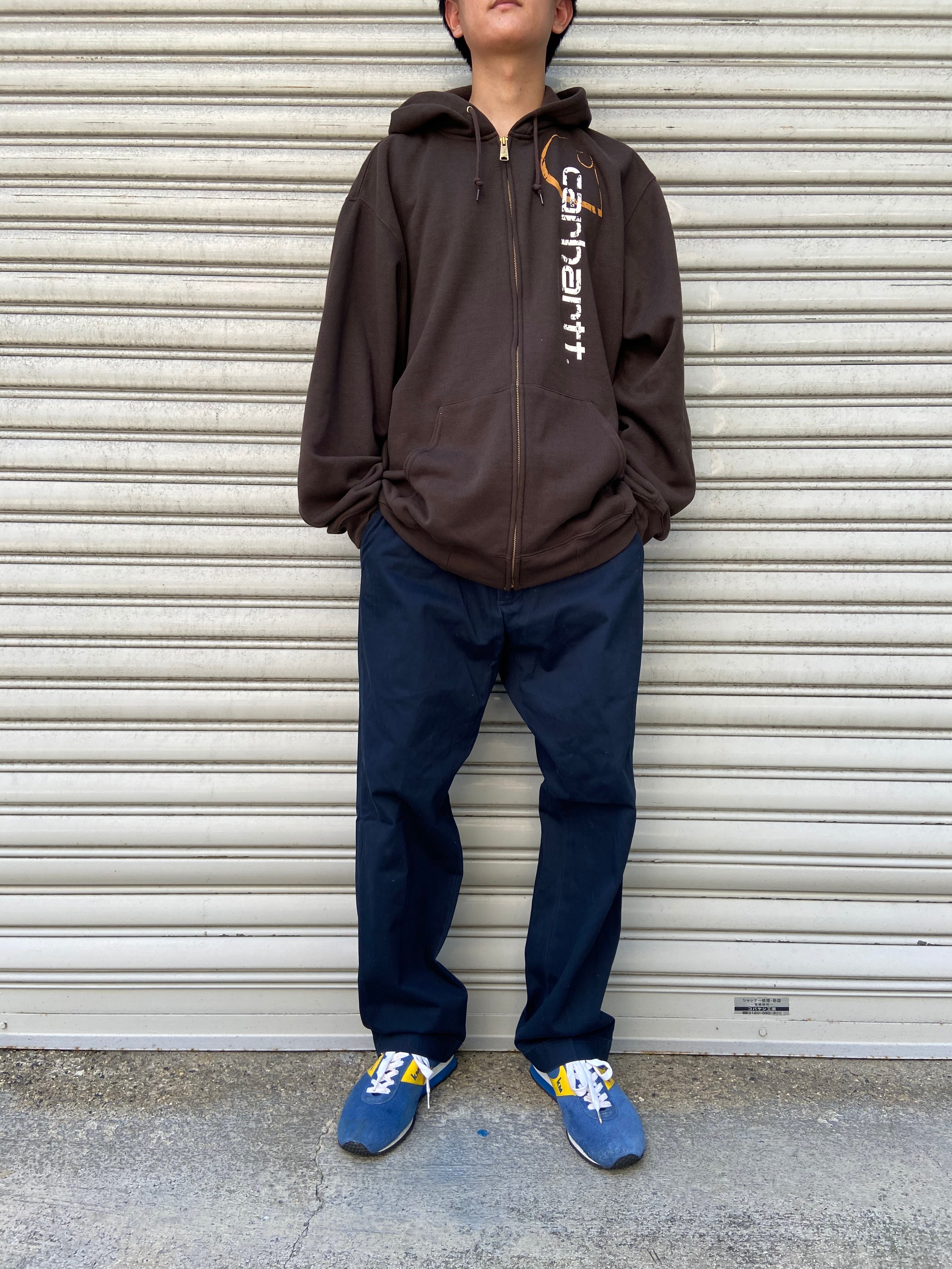 カーハート パーカー 柄物 carhartt  メンズ XL