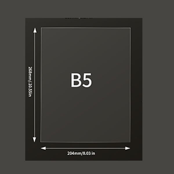 B5クリアフィルム剥離紙(10枚セット)】B5サイズ フリーカット 透明