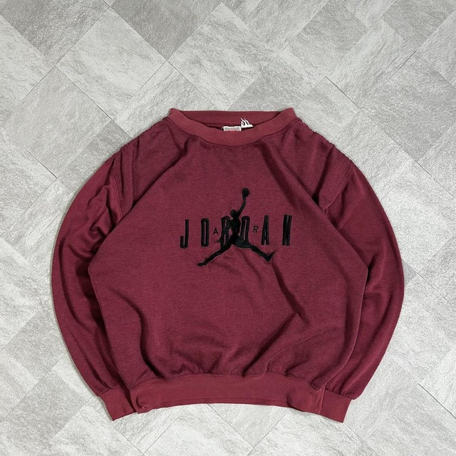 【極上】ナイキ スウェット 90s 銀タグ ロゴ刺繍 ジャンプマン 希少 美品