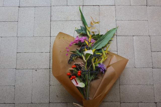 【月１定期便10%OFF】おうちでサクッと飾れる花束