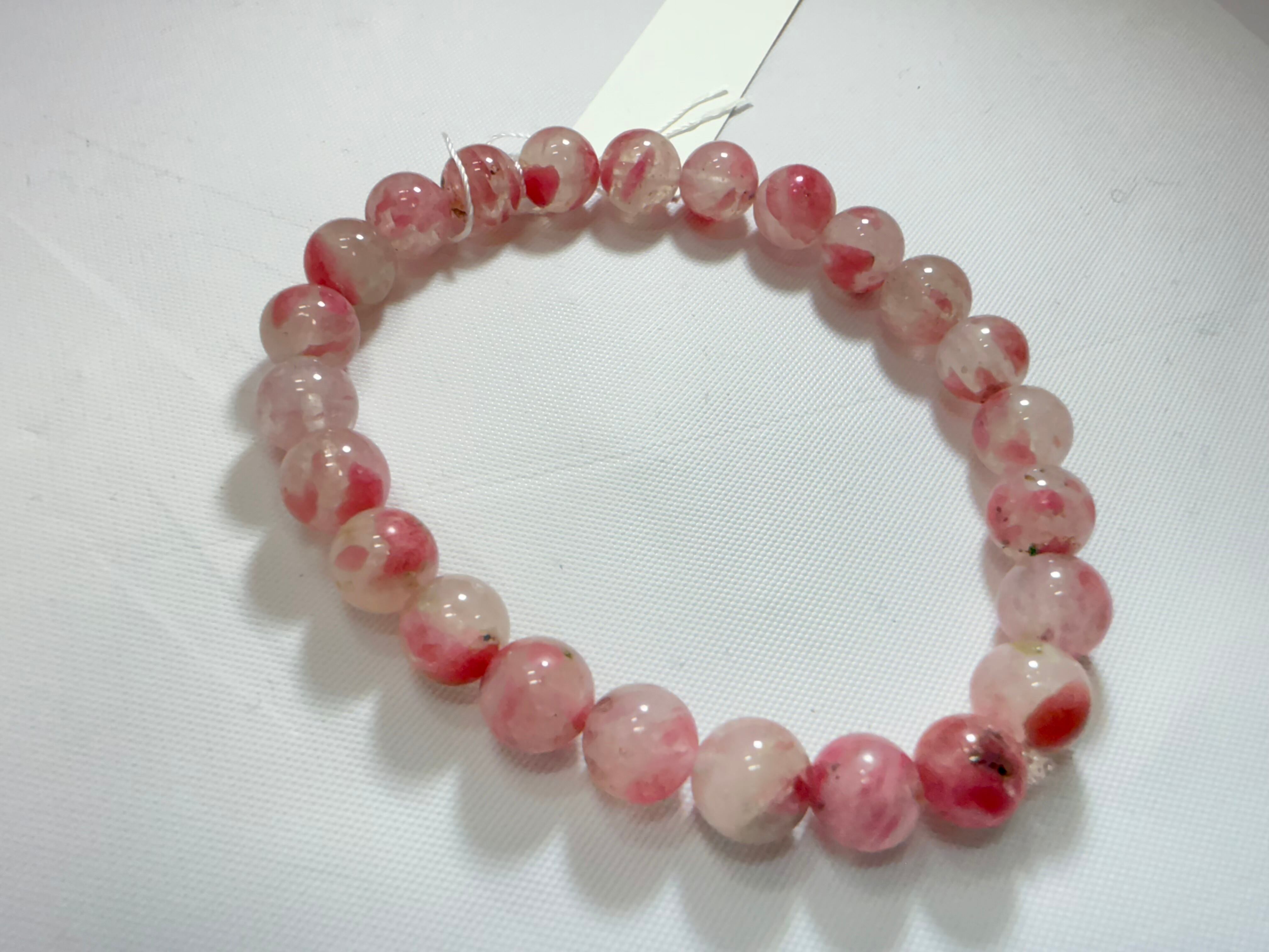 天然石パワーストーンブレスレット ピンクサゲニティッククォーツ | Pay ID