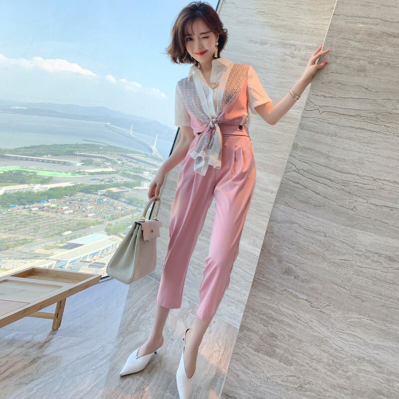 プリントスカーフ ツーピースカジュアルシャツ 薄手サマー 夏物 シルク MIUCO60880541034